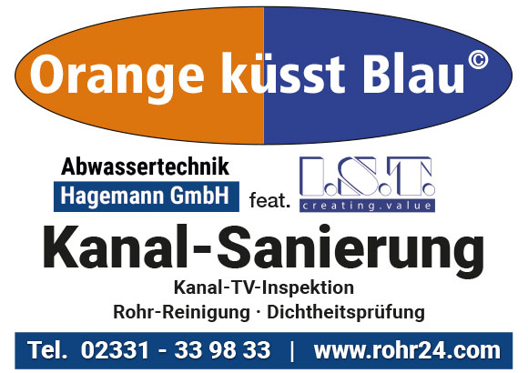 Orange küsst Blau